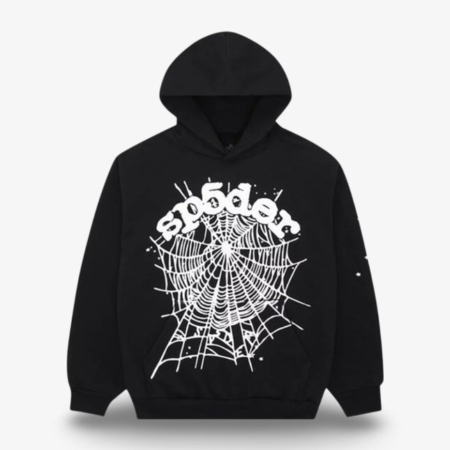 Sp5der 'OG Web' Pullover Hoodie Black / White SS24 - SOLE SERIOUSS (1)
