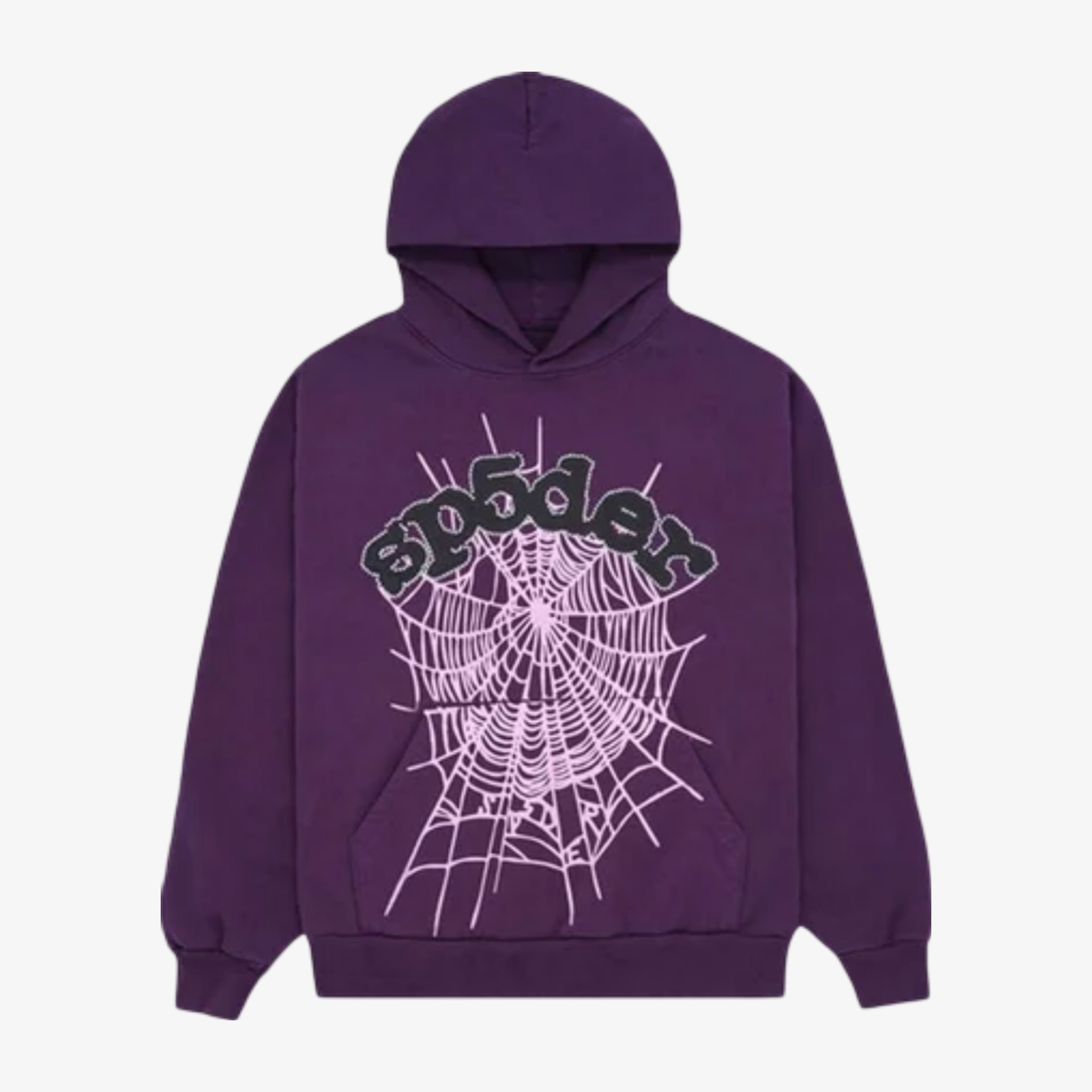 Sp5der 'OG Web' Pullover Hoodie Grape / Purple (SS23) SP5-8D-WEB-HGR