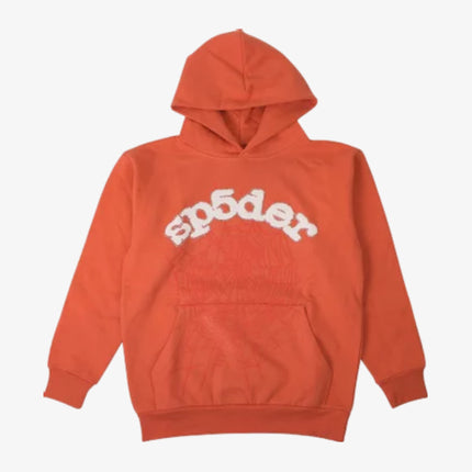 Sp5der 'OG Web' Pullover Hoodie Orange (SS21) 2406-100000106LHS-ORAN - SOLE SERIOUSS (1)