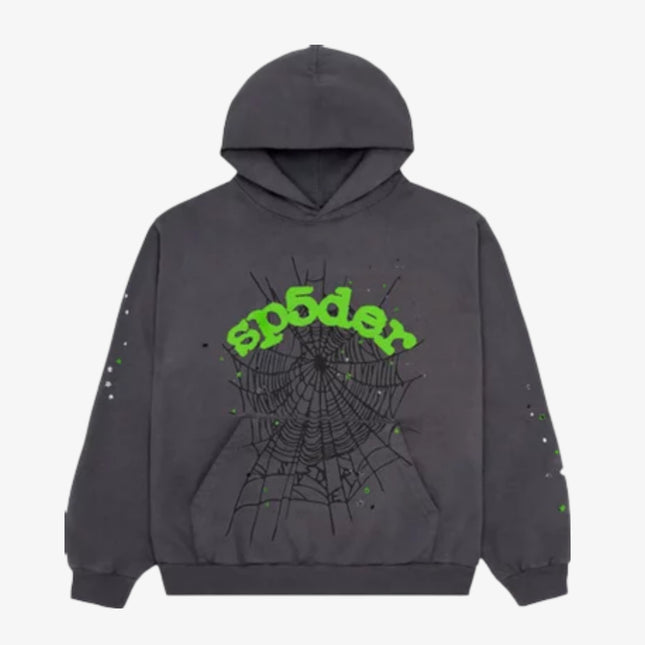Sp5der 'OG Web' Pullover Hoodie Slate Grey SS23 - Atelier-lumieres Cheap Sneakers Sales Online (1)
