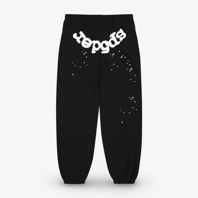 Sp5der 'OG Web' Sweatpants Black / White (SS24) SP5-OGWBLK-SP - SOLE SERIOUSS (1)