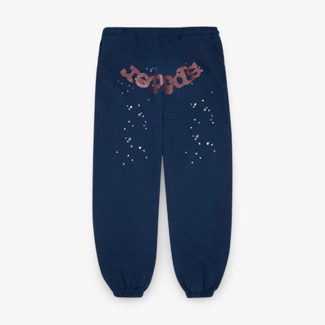 Sp5der 'OG Web' Sweatpants Navy (FW22) SP5-TF-AWN - SOLE SERIOUSS (1)