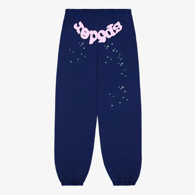 Sp5der 'OG Web' Sweatpants Navy (SS24) - SOLE SERIOUSS (1)