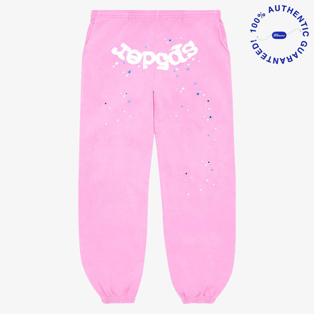Sp5der 'OG Web' Sweatpants Pink (FW23) SP5-PINKOG-SP | SOLE SERIOUSS [1]