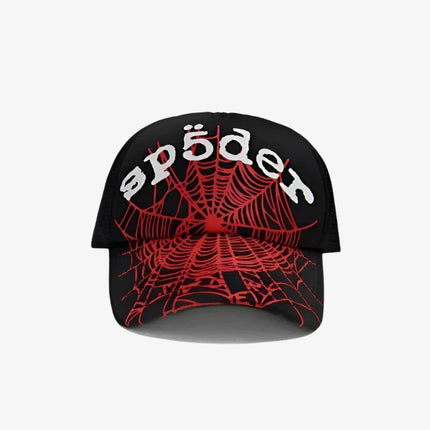 Sp5der 'OG Web V2' Trucker Snapback Hat Black (FW24) H05FW24BLK - SOLE SERIOUSS (3)