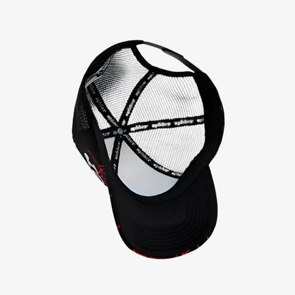 Sp5der 'OG Web V2' Trucker Snapback Hat Black (FW24) H05FW24BLK - SOLE SERIOUSS (4)