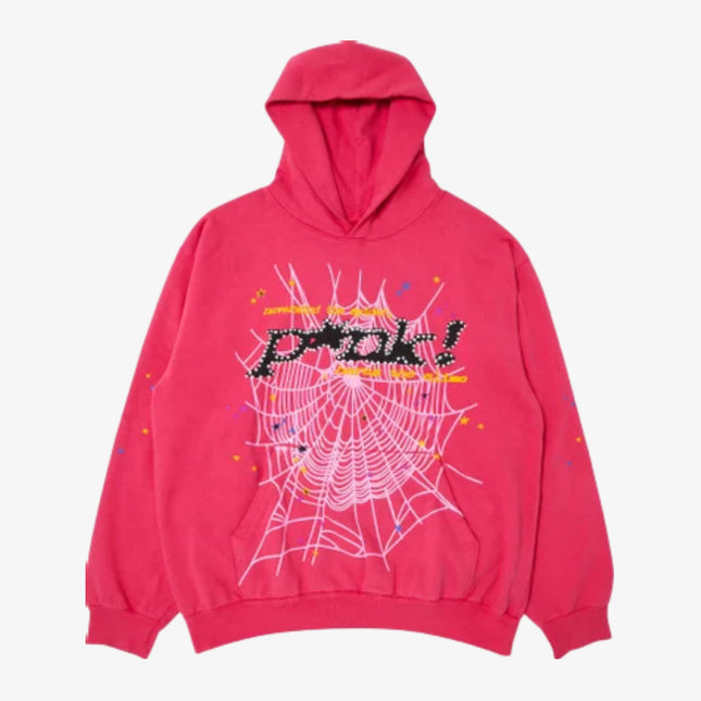 Sp5der 'P*NK V1' Pullover Hoodie Pink SS21 - Atelier-lumieres Cheap Sneakers Sales Online (1)