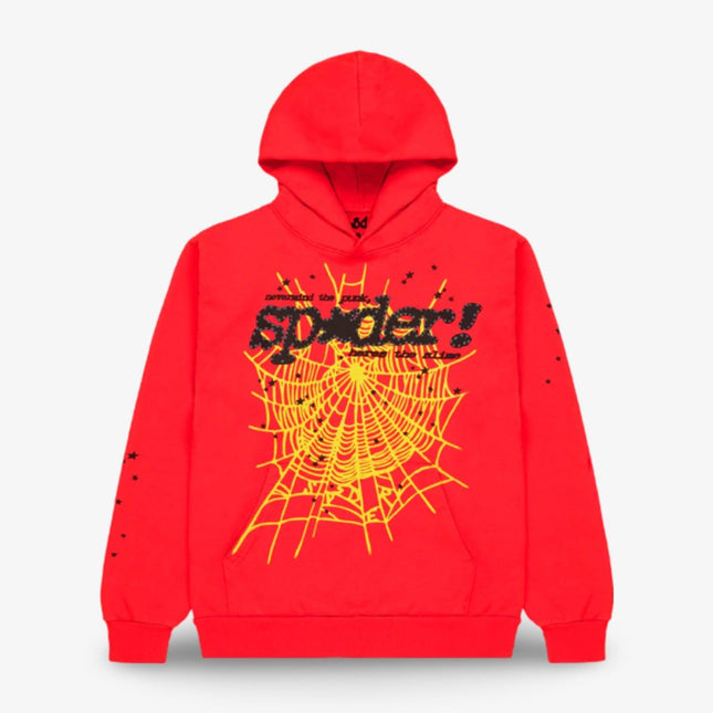 Sp5der 'P*NK V2' Pullover Hoodie Red SS24 - Atelier-lumieres Cheap Sneakers Sales Online (1)