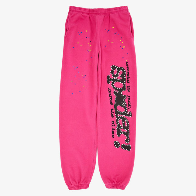 Sp5der 'P*NK V2' Sweatpants Pink (FW23) SP5-MGSP5-SP - SOLE SERIOUSS (1)