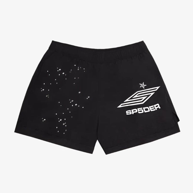 Sp5der 'Pro' Double Layer Short Black (SS24) M04SH001SPBP - SOLE SERIOUSS (1)