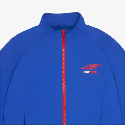 Sp5der 'Pro' Windbreaker Jacket Blue (SS24) M04OW010SPBW - SOLE SERIOUSS (3)