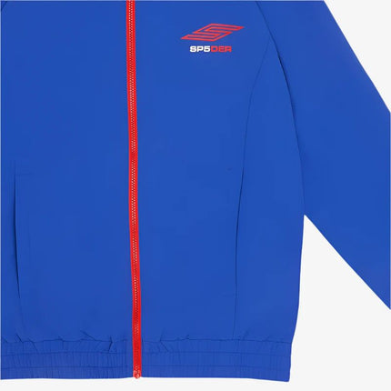 Sp5der 'Pro' Windbreaker Jacket Blue (SS24) M04OW010SPBW - SOLE SERIOUSS (4)