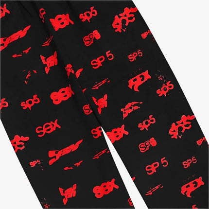 Sp5der 'Sex AOP' Sweatpants Black (FW24) P25FW24BLK - SOLE SERIOUSS (4)