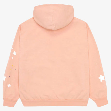 Sp5der 'Sp5 Web Logo' Pullover Hoodie Bellini / Peach (SS23) SP5-PEACH-HD - SOLE SERIOUSS (2)