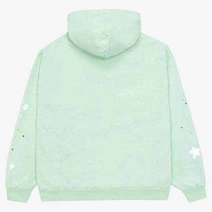 Sp5der 'Sp5 Web Logo' Pullover Hoodie Mint / Lime (SS23) SP5-LIME-HD - SOLE SERIOUSS (2)