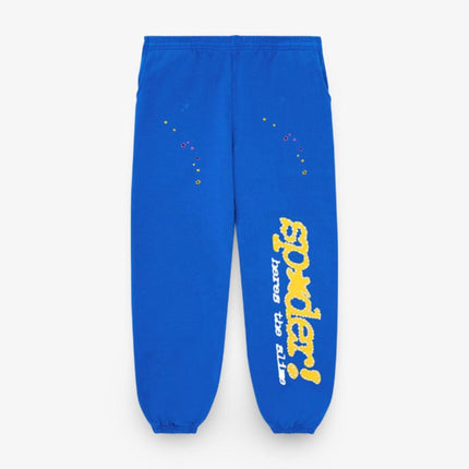 Sp5der 'TC' Sweatpants Blue (SS23) SP5-MBLU-SWP - SOLE SERIOUSS (1)