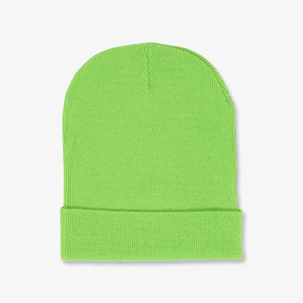 Sp5der 'Web' Rhinestone Beanie Slime Green (SS23) - SOLE SERIOUSS (2)