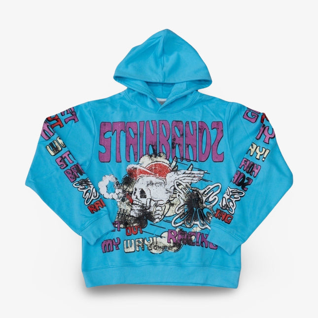 Stainbandz French Terry Pullover Hoodie 'SB Studios Racing / Get Out My Way' Blue - SOLE SERIOUSS (1)