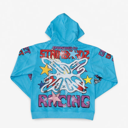Stainbandz French Terry Pullover Hoodie 'SB Studios Racing / Get Out My Way' Blue - SOLE SERIOUSS (2)