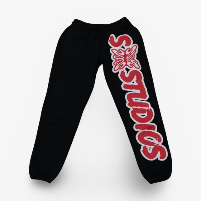 Stainbandz Puff Print Sweatpants 'SB Studios' Black / Red - Atelier-lumieres Cheap Sneakers Sales Online (1)
