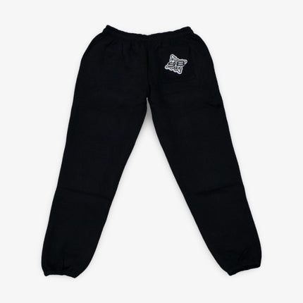 Stainbandz Puff Print Sweatpants 'SB Studios' Black / White - SOLE SERIOUSS (2)