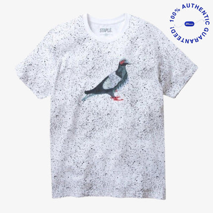 Staple / Pigeon 'Logo Paint Splatter' T-Shirt White | SOLE SERIOUSS [1]