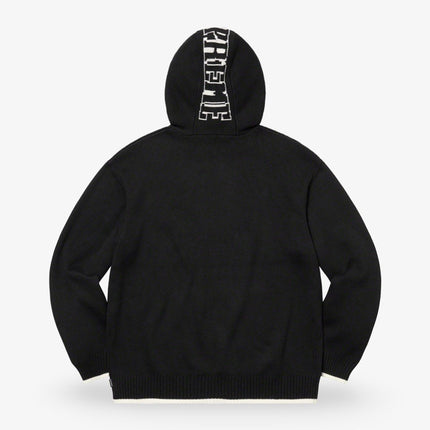 Supreme 2-Tone Hooded Sweater Black (FW21) - SOLE SERIOUSS (2)