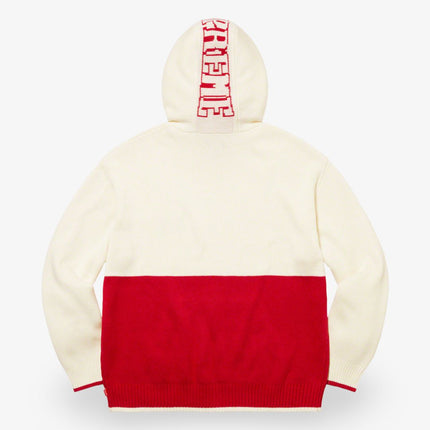 Supreme 2-Tone Hooded Sweater White (FW21) - SOLE SERIOUSS (2)