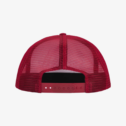 Supreme 5-Panel Mesh Snapback Trucker Hat 'Underline' Cardinal (FW24) - SOLE SERIOUSS (2)