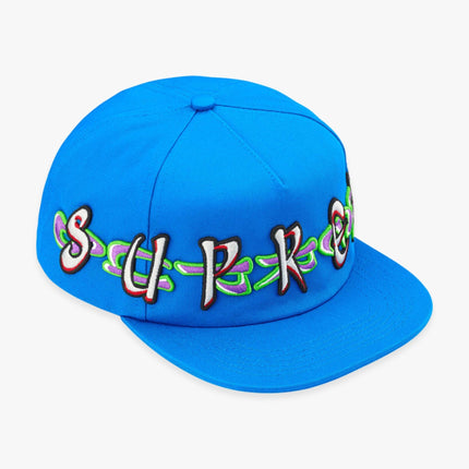 Supreme 5-Panel Snapback 'AIO Spellout' Blue (FW23) - SOLE SERIOUSS (2)