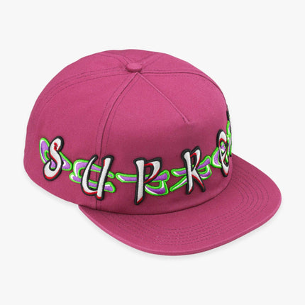 Supreme 5-Panel Snapback 'AIO Spellout' Rose (FW23) - SOLE SERIOUSS (2)