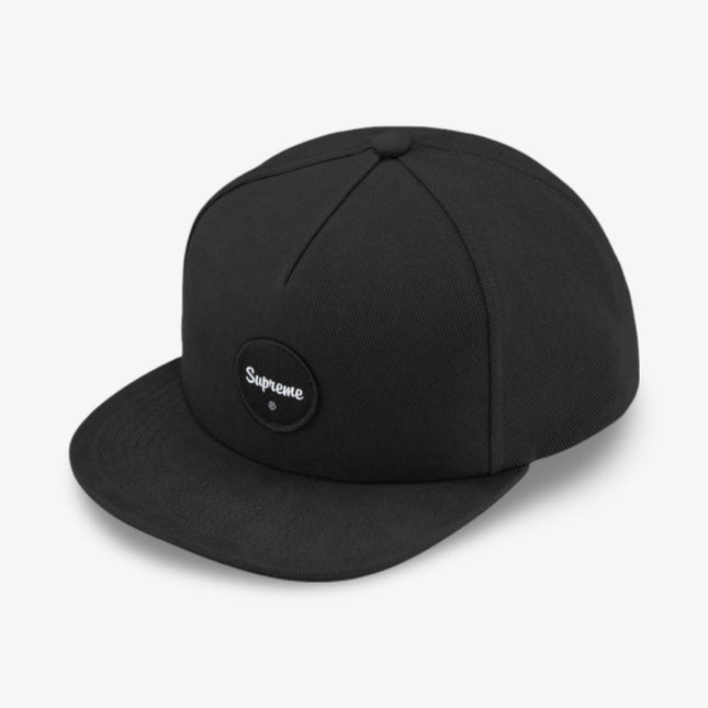 Supreme 5-Panel 'Twill Patch' Black (SS24) - SOLE SERIOUSS (1)