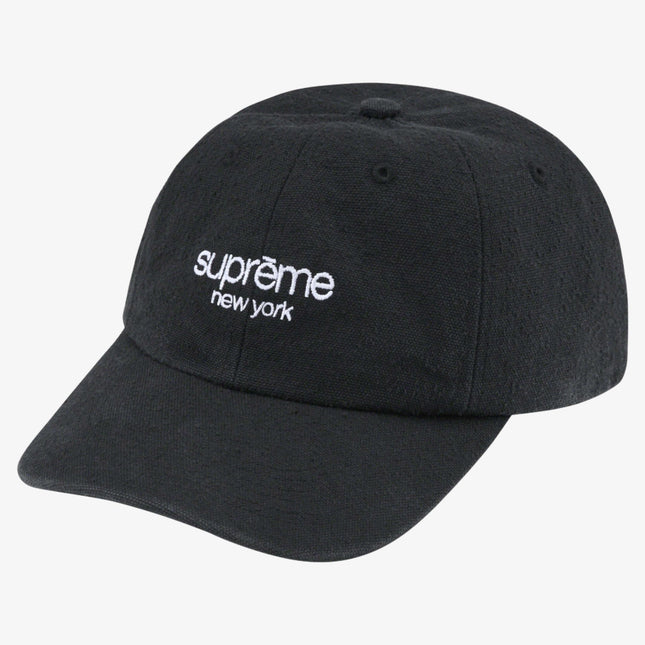 Supreme 6-Panel 'Classic Logo' Black (SS23) - SOLE SERIOUSS (1)