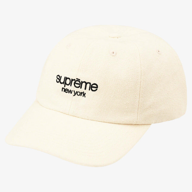 Supreme 6-Panel 'Classic Logo' Cream (SS23) - SOLE SERIOUSS (1)