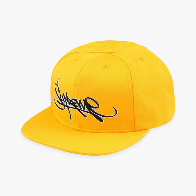 Supreme 6-Panel 'Handstyle' Yellow (FW23) - SOLE SERIOUSS (1)