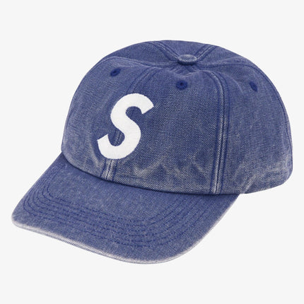 Supreme 6-Panel 'Pigment Canvas S Logo' Navy (SS23) - SOLE SERIOUSS (1)