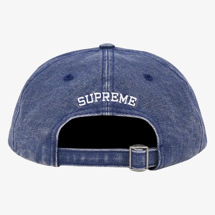 Supreme 6-Panel 'Pigment Canvas S Logo' Navy (SS23) - SOLE SERIOUSS (2)