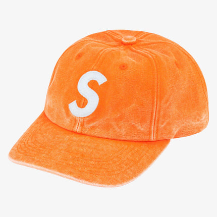 Supreme 6-Panel 'Pigment Canvas S Logo' Orange (SS23) - SOLE SERIOUSS (1)