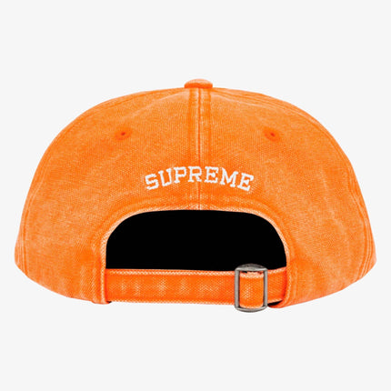 Supreme 6-Panel 'Pigment Canvas S Logo' Orange (SS23) - SOLE SERIOUSS (2)