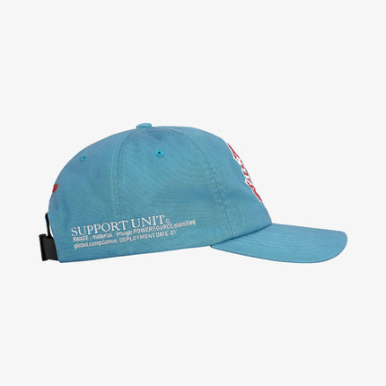 Supreme 6-Panel 'Support Unit' Dusty Blue (FW21) - SOLE SERIOUSS (2)