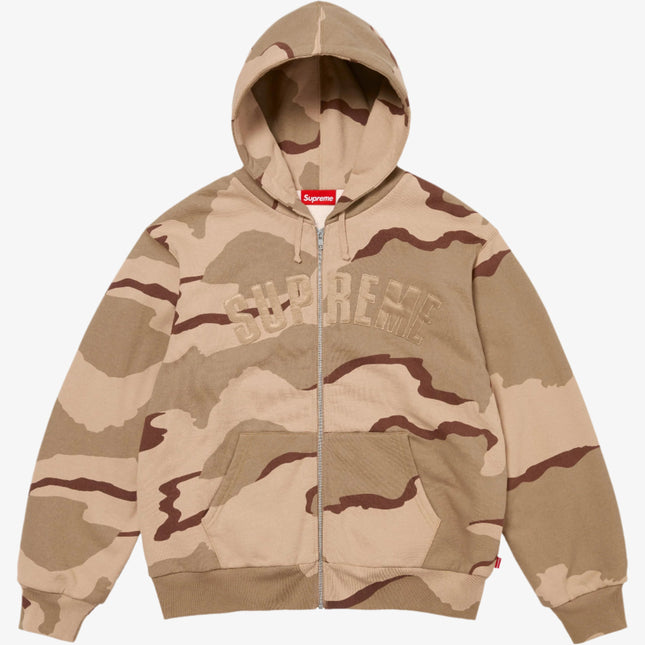 Supreme 'Arc' Thermal Zip-Up Hooded Sweatshirt Desert Camo (FW24) FW24SW42 - SOLE SERIOUSS (1)