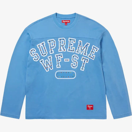 Supreme Athletic Studded L/S Top Blue (FW24) - SOLE SERIOUSS (1)