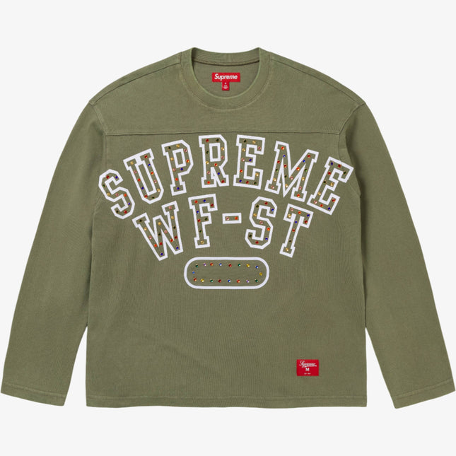 Supreme Athletic Studded L/S Top Olive (FW24) - SOLE SERIOUSS (1)