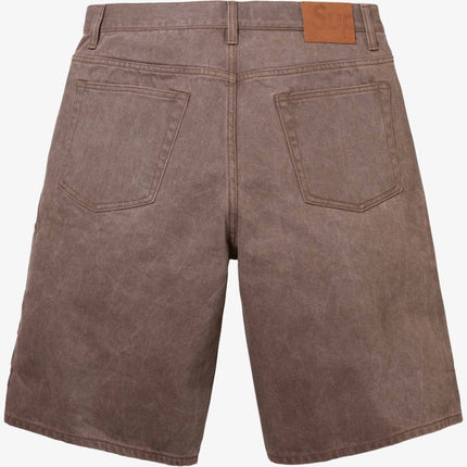 Supreme Baggy Denim Short 'Script' Brown (SS24) - SOLE SERIOUSS (2)