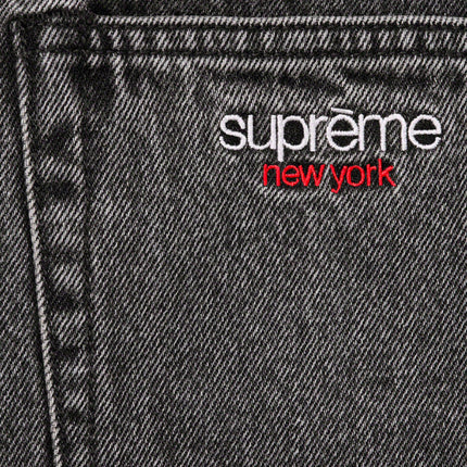 Supreme Baggy Denim Short Washed Black (SS23) - SOLE SERIOUSS (3)