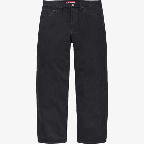 supreme 23fw baggy jean black 30