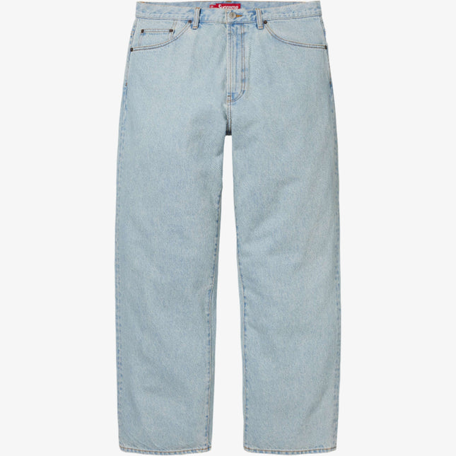 Supreme Baggy Jean Light Washed Indigo (FW24) - SOLE SERIOUSS (1)