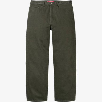 Supreme Baggy Jean Olive (FW24) - SOLE SERIOUSS (1)