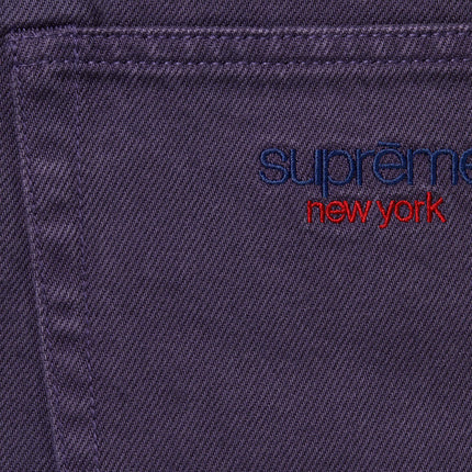 Supreme Baggy Jean Purple (FW24) - SOLE SERIOUSS (3)