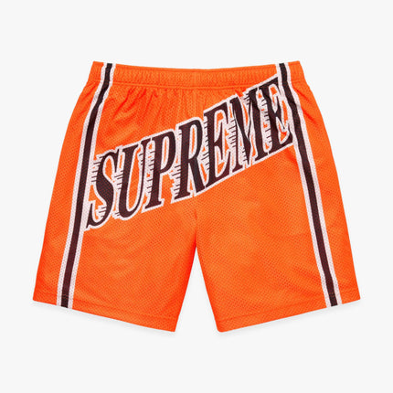 Supreme Baggy Mesh Short 'Slap Shot' Orange (SS23) - SOLE SERIOUSS (1)